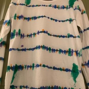 Warm "FUN" Long Sleeve Splatter Tee